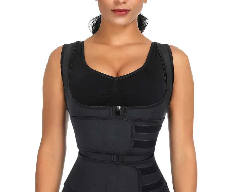 double belt waist trainer